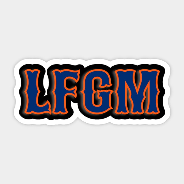 LFGM New York Mets T-shirt Major League Baseball T-shirt 