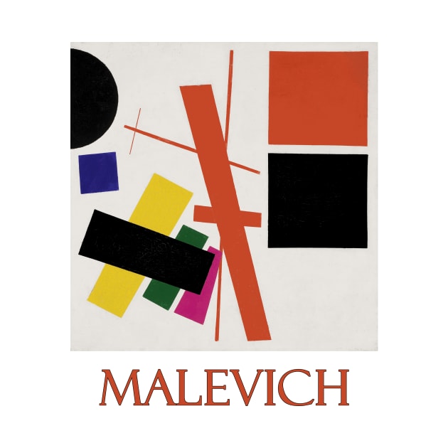 Suprematism, Non-Objective Composition (1915) by Kazimir Malevich by Naves