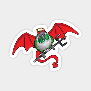 Green Cheek Conure Red Devil Magnet