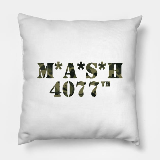 mash 4077 th Pillow by clownverty