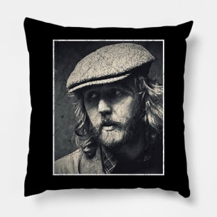 Harry Nilsson Retro Vintage Pillow