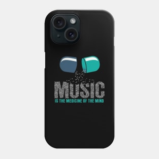 Music is medicine Phone Case