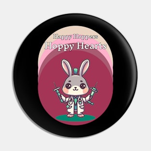 Happy Hoppers, Hoppy Hearts, Rabbit Pin