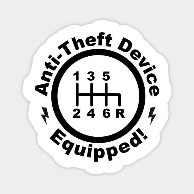 Anti-Theft Device Magnet by BlackPawCanvas