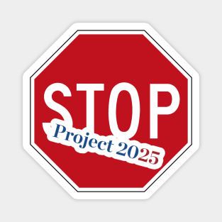 STOP Project 2025 - Back Magnet