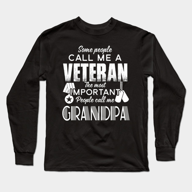 Veteran Grandpa Tee Birthday Gift Ideas