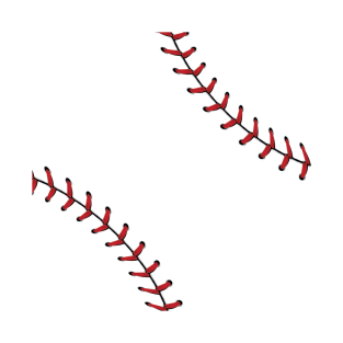 Baseball Ball Laces T-Shirt