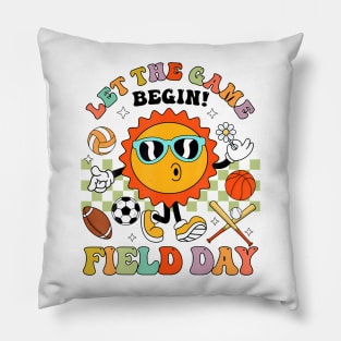 Let The Games Begin Teachers Kids Field Day 2024 Pillow