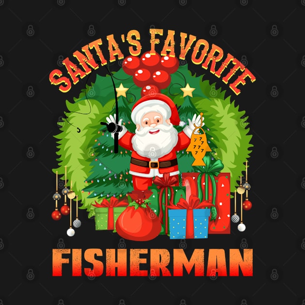 Santas Favorite Fisherman, Worlds Okayest Fisherman by Cor Designs