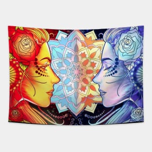 Fire and ice Tapestry