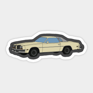 Hand Drawn Oldsmobile Cutlass Supreme Sticker for Sale by itsrturn