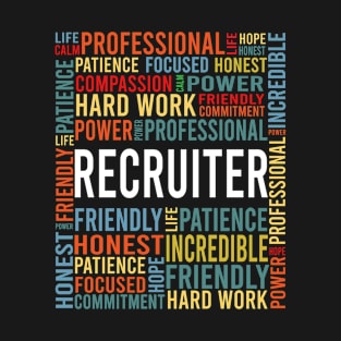 recruiter saying: recruiter words gift T-Shirt