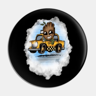 Treeman taxi driver Pin