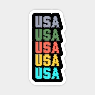 USA SPORT ATHLETIC TRNDY URBANWARE INDEPENDENCE DAY 4TH JULY Magnet