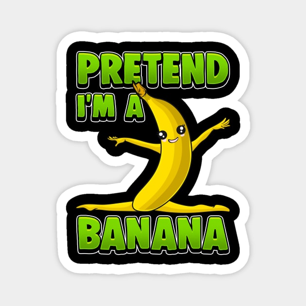 Funny Pretend I'm A Banana Gymnast Magnet by theperfectpresents