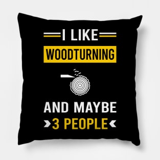 3 People Woodturning Woodturn Wood Turn Turning Turner Pillow