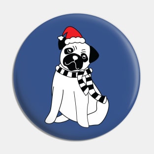 Christmas Pug Pin