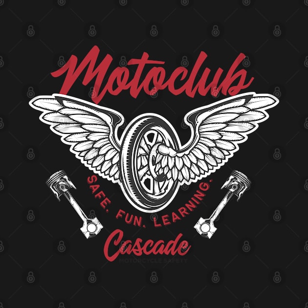 Motoclub Retro Design by Cascade Motorcycle Safety