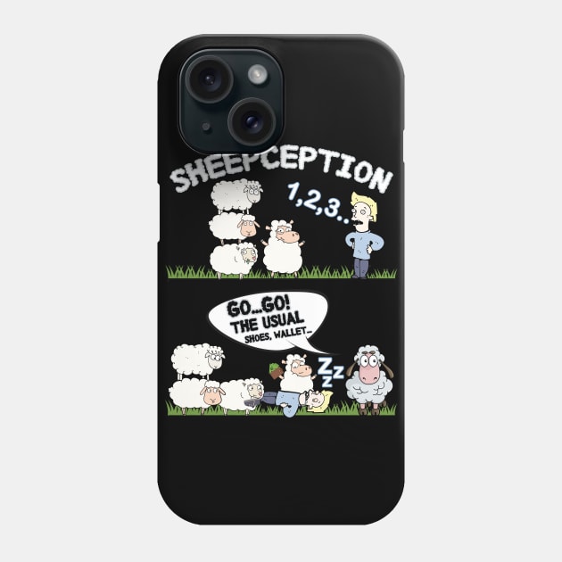 Sheepception Phone Case by RailoImage