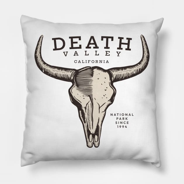 Death Valley - California Pillow by BodinStreet