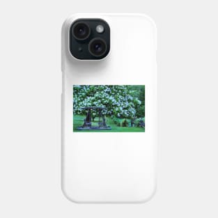 Catalpa tree in bloom Phone Case