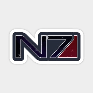 Mass Effect N7 Space Logo Magnet