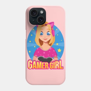 Gamer Girl Cute Digital Art Phone Case