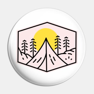 Mountain Peak Pin