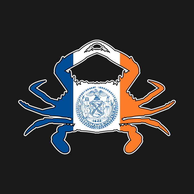 New York City Crab Flag by Wickedcartoons