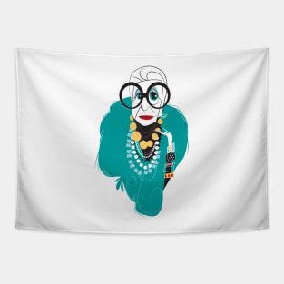 Iris Apfel Tapestry