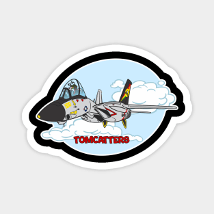 Tomcat Cartoon VF-31 Tomcatters Magnet