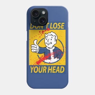 Vault Boy Fallout Blood Poster Phone Case