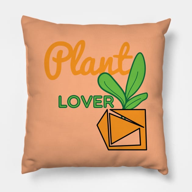 Plant Lover Pillow by DalalsDesigns