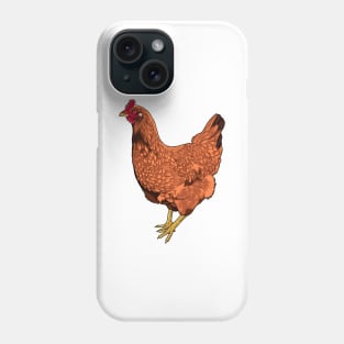 Rhode Island Red Chicken Phone Case