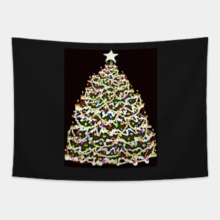 Nostalgic Christmas Tree Tapestry