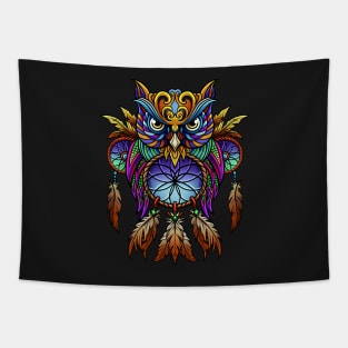 Dreamcatcher Owl Tapestry