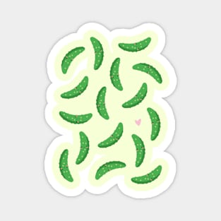 Tiny happy pickles Magnet