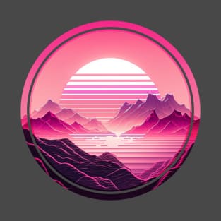 Vaporwave Mountain Vibe T-Shirt