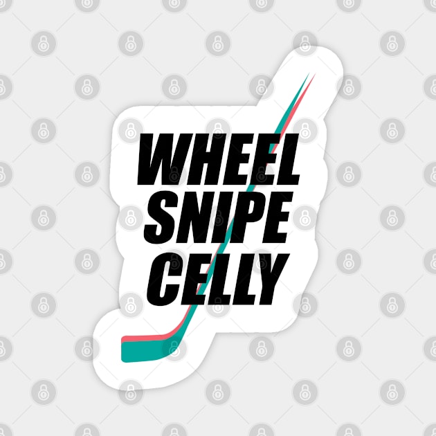 Letterkenny Merch Letter Kenny Wheel Snipe Celly Magnet by Nicolashca