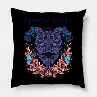 snake head demon Pillow