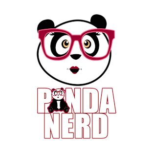 Panda Nerd Girl T-Shirt