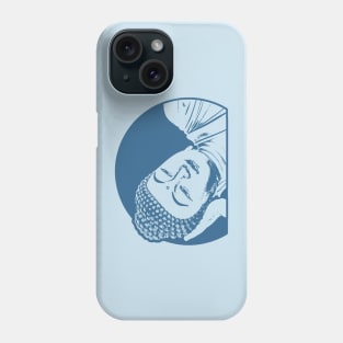 Reclining Buddha Art Navy Color Phone Case