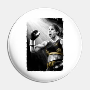 Katie Taylor Boxing Artwork Pin