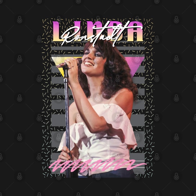 Linda Ronstadt Retro Aesthetic Fan Art by Madesu Art