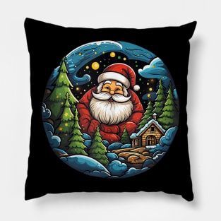 Christmas Women's - Cute Santa Xmas - Elf Village Pillow