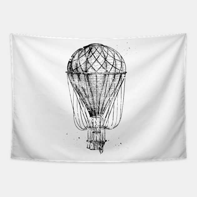 Hot air balloon Tapestry by erzebeth