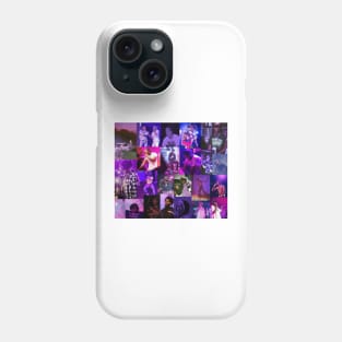 purple rap collage Phone Case