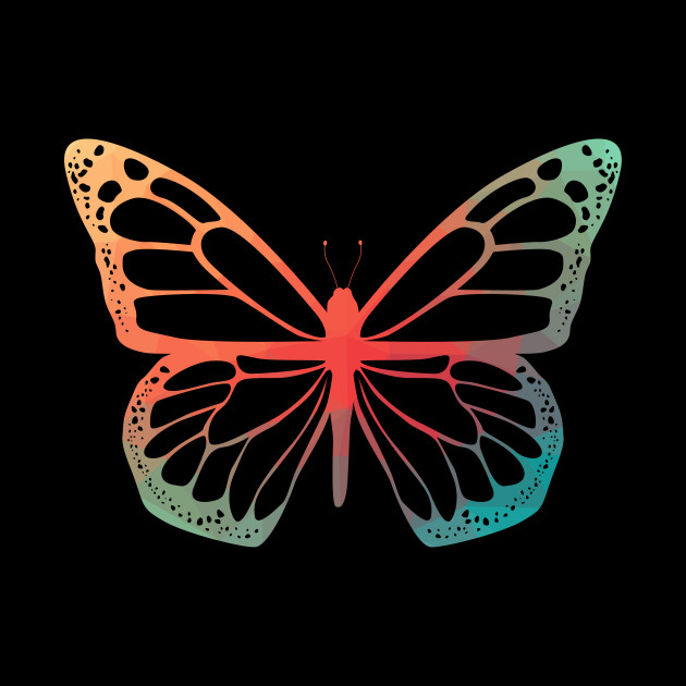 Butterfly Insect Colorful Rainbow Butterfly Gifts Gift Idea