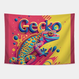 Pop Art Geckos Tapestry