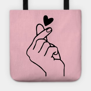 FINGER HEART Tote